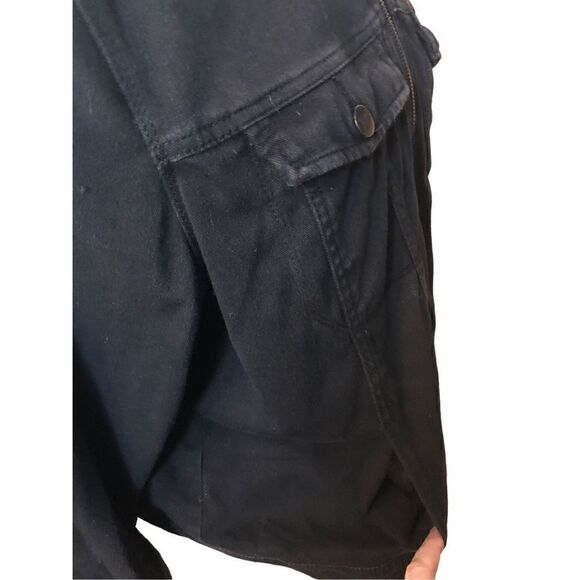 Chambrai black Athleisure zip front jacket - Picture 6 of 11